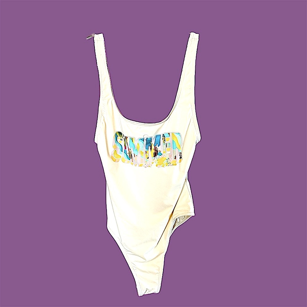 Billabong “Summer” One-piece Swimsuit size S